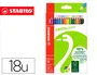 Stabilo Green Colors Lápices de colores con colores surtidos y certificado FSC