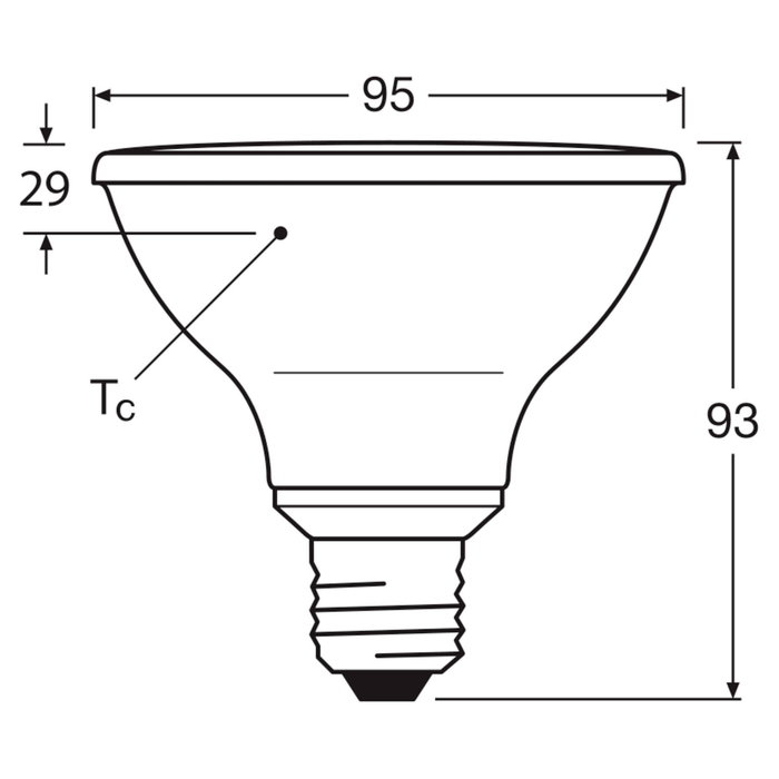 Osram PAR307536 Bombilla LED de 10W con rosca E27 y regulación Osram PAR307536 Bombilla LED de 10W con rosca E27 y regulación