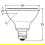 OSRAM PAR307536 Lámpara LED Reflector Dimm 10W 927 E27 633 lm 2700K E27 Dimm