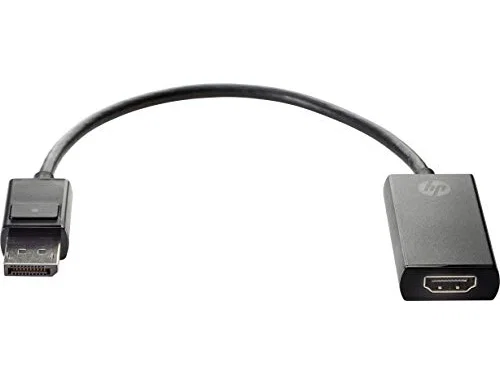 HP Adaptador DisplayPort a HDMI True 4K, Negro