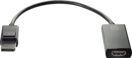 HP Adaptador DisplayPort a HDMI, 4K 60Hz, Macho a Hembra, Negro, Convierte Salida DisplayPort para HP Desktop