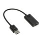 HP Adaptador DisplayPort a HDMI True 4K, Negro
