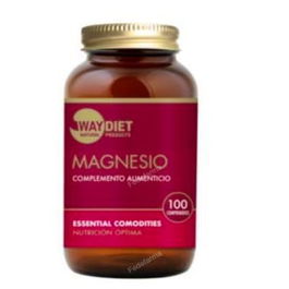 WAYDIET NATURAL PRODUCTS Magnesio 100 Comprimidos Ayuda a Disminuir Cansancio y Fatiga