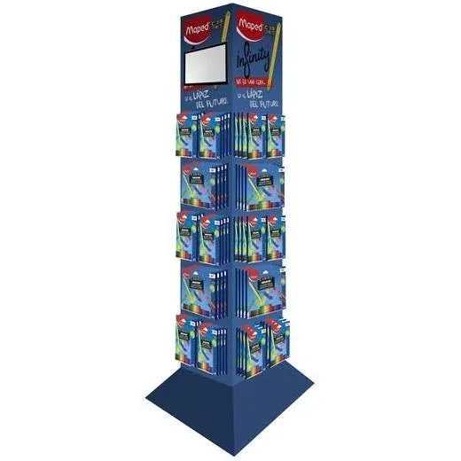 Maped lápices de colores infinity expositor de estuches 64x12 ud / 12x24 ud surtidos Maped lápices de colores infinity expositor de estuches 64x12 ud / 12x24 ud surtidos