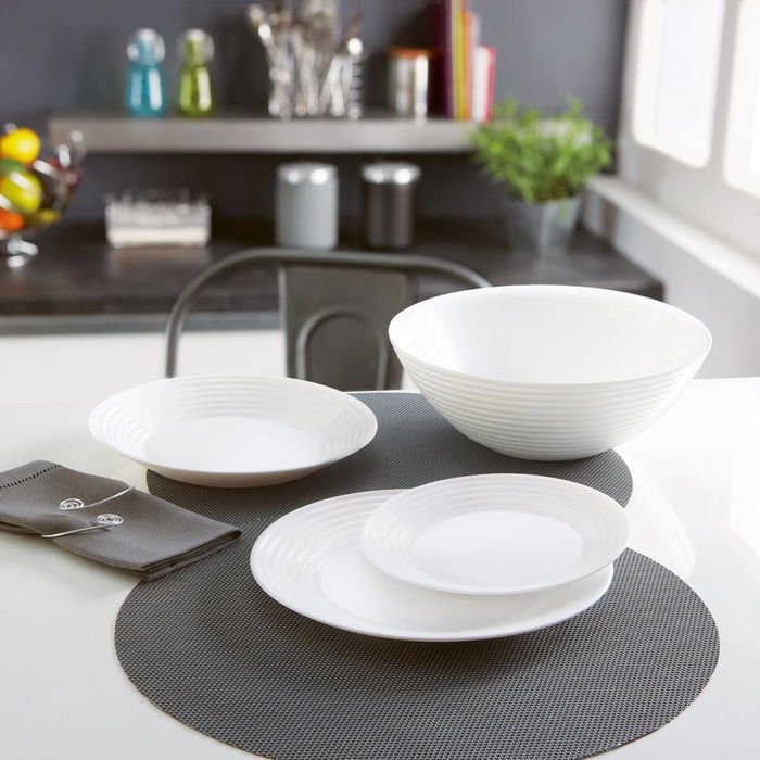 Vajilla Opal Harena Luminarc 19 Piezas - 6 Personas