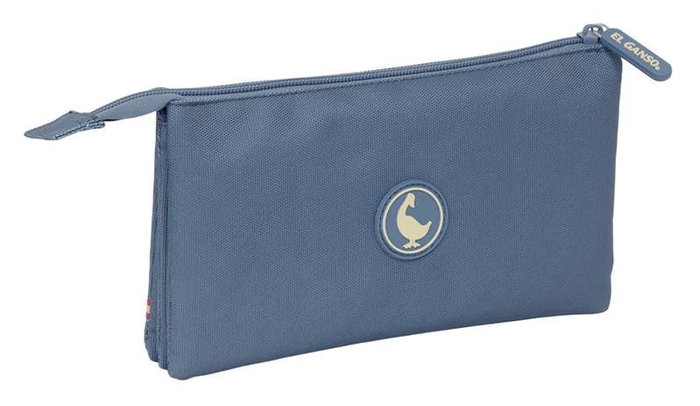 Portatodo Triple El Ganso Azul 22 x 12 x 3 cm Portatodo Triple El Ganso Azul 22 x 12 x 3 cm