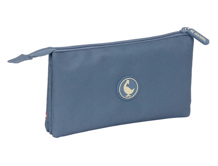 Safta Portatodo Triple El Ganso Basics Azul