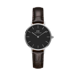 Daniel Wellington DW00100238 con correa de piel marrón