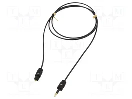 GOOBAY Cable Óptico Toslink Mini 3,5mm a Toslink, 1m