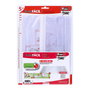 Fixo Forros para libros ajustables de PVC transparente 310 x 530 mm, 5 uds