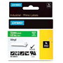 Dymo Rhino Cinta de Etiquetas Industrial ID1-12 Blanco sobre Verde 12mm x 5,5m