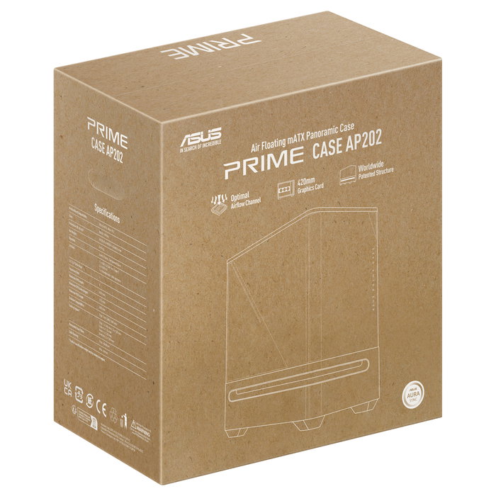 Asus PRIME AP202 TG ARGB Negro Asus PRIME AP202 TG ARGB Negro