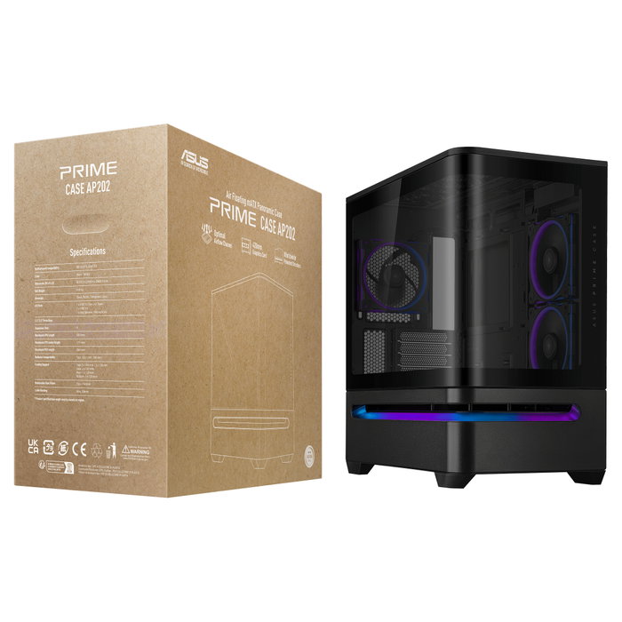 Asus PRIME AP202 TG ARGB Negro Asus PRIME AP202 TG ARGB Negro