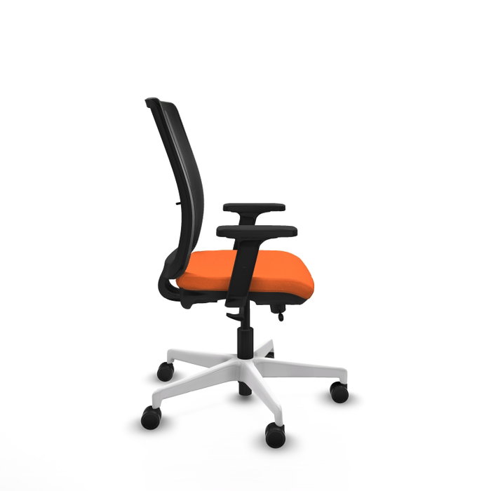 PIQUERAS Y CRESPO Silla de oficina Haches Naranja y Negro