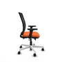 PIQUERAS Y CRESPO Silla de oficina Haches Naranja y Negro