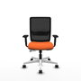 PIQUERAS Y CRESPO Silla de oficina Haches Naranja y Negro