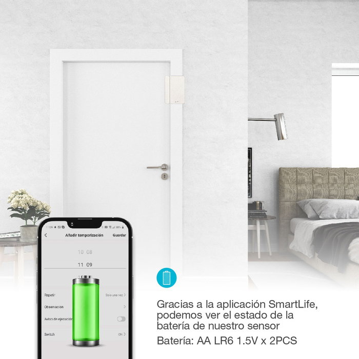 GSC Evolution Sensor inteligente vía wifi para puertas y ventanas