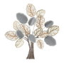 DKD Home Decor Decoración de Pared Metal Árbol Multicolor