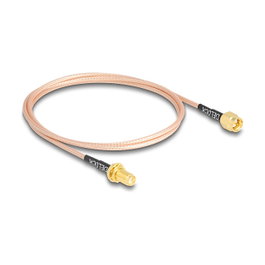 DeLOCK Cable de antena coaxial SMA macho a SMA macho RG-316 75 cm