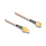 DeLOCK Cable de antena coaxial SMA macho a SMA macho RG-316 75 cm