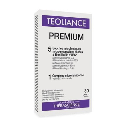 THERASCIENCE Teoliance Premium 30 cápsulas