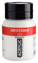 Amsterdam Standard Series Pintura Acrílica Blanco de Cinc 104 500 ml