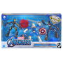 Hasbro Avengers Iron Man & Capitán América E9198 Figuras Bend and Flex Marvel