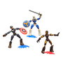 Hasbro Avengers Iron Man & Capitán América E9198 Figuras Bend and Flex Marvel
