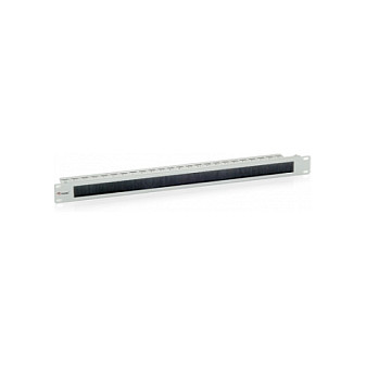 Equip Panel Pasacables con Cepillo de Sellado 1U, Incluye Barra de Soporte Equip Panel Pasacables con Cepillo de Sellado 1U, Incluye Barra de Soporte
