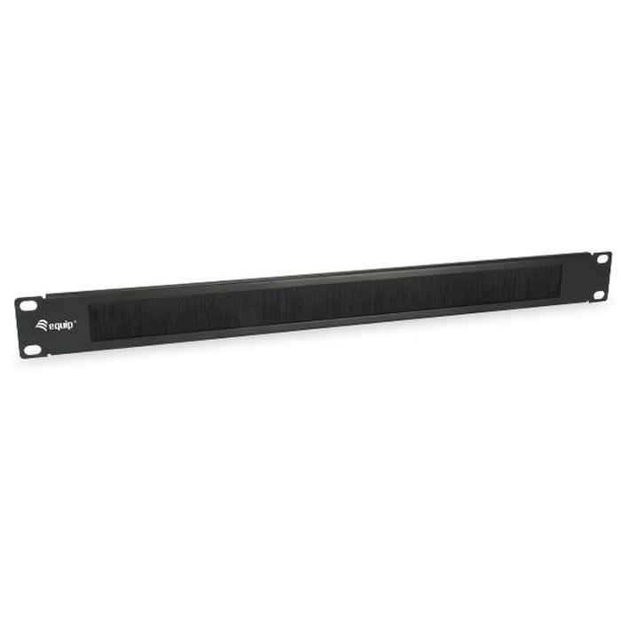 Equip Panel pasacables con cepillo 1U negro Equip Panel pasacables con cepillo 1U negro