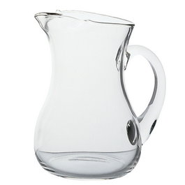 VIDROCEN Jarro Sangría - Jarrón de Vidrio para Bebida con Capacidad de 1.75 Litros (1750 ml) y Altura de 19.5 cm (Set de 6)