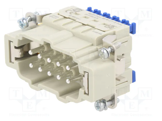 HARTING Han 10ES-Press-SMC-MI-CCT-PE Press Conector HDC Macho 10 Pines HARTING Han 10ES-Press-SMC-MI-CCT-PE Press Conector HDC Macho 10 Pines