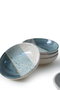 Hermia Juego de Salseras X00017418 de Gres Cerámico, Crema, 13 cm (6 Piezas) Apto para Microondas y Lavavajillas