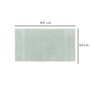Mijölnir Toalla de Manos Sea Green - 100% Algodón de Lujo para Baño, Suave y Duradera, 450 gr/m², 50 x 90 cm