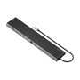 AISENS ASUC-13P042-GR Dock USB-C 13 en 1 con 2xHDMI 4K@60Hz, DisplayPort 4K@60Hz, RJ45, 3xUSB-A, 2xUSB-C, USB-C PD 100W, SD, Micro SD, Audio, Kensington