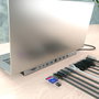 AISENS USB-C Dock 13 en 1 Gris con 2xHDMI, 1xDisplayPort y PD 100W
