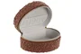 DKD Home Decor Joyero Glam Burdeos Poliester 9 x 6.5 x 13 cm (4 Unidades)