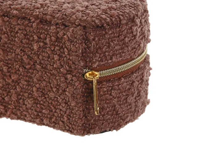 DKD Home Decor Joyero Glam Burdeos Poliester 9 x 6.5 x 13 cm (4 Unidades)