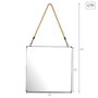 MAX HOME Espejo de pared de metal
