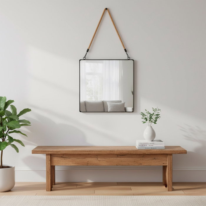 MAX HOME Espejo de pared de metal