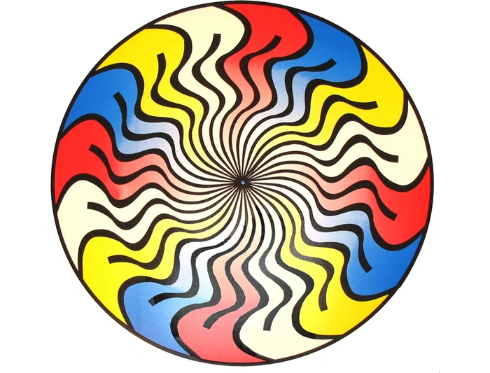 Henbea Rueda Gigante de Plástico Flexible con Efectos Ópticos Diámetro 50 cm Set