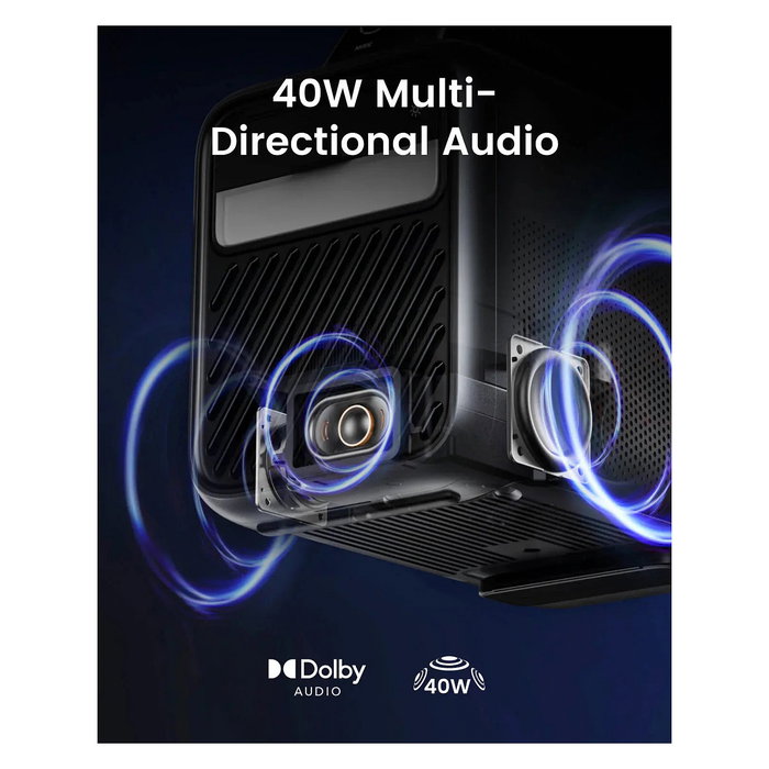 Anker Mars 3 Proyector Inteligente Portátil 1080p Full HD 1000 Lúmenes ANSI DLP Android TV Bluetooth Altavoz Integrado Negro