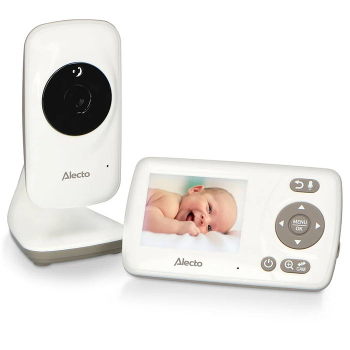 Alecto DVM71 Monitor de Bebé con Pantalla de Color de 2,4 Pulgadas y Cámara Alecto DVM71 Monitor de Bebé con Pantalla de Color de 2,4 Pulgadas y Cámara