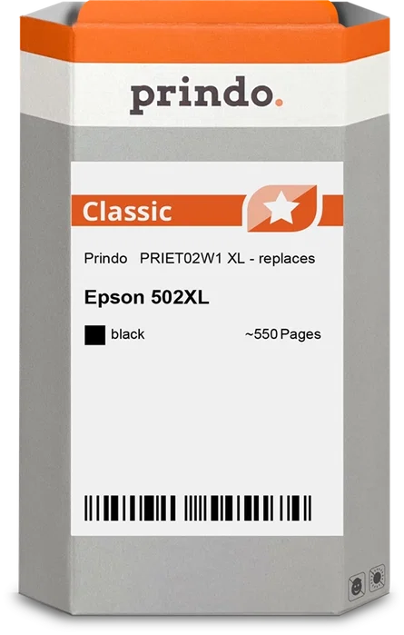 Prindo PRIET02W1 Classic XL Cartucho de tinta negro Prindo PRIET02W1 Classic XL Cartucho de tinta negro