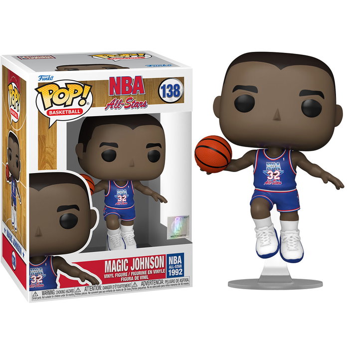Funko NBA Legends POP! Magic Johnson Blue All Star Uni 1991 Funko NBA Legends POP! Magic Johnson Blue All Star Uni 1991