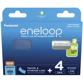 Panasonic Eneloop Micro AAA 800mAh + Akkubox BK-4MCDEC4BE