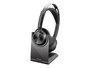 HP Poly Voyager Focus 2 USB-C-C con certificación Microsoft Teams + adaptador USB-C/A