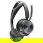 HP Voyager Focus 2 UC Auriculares Inalámbricos USB-C/A Certificados para Microsoft Teams, Oficina/Centro de Llamadas, Negro