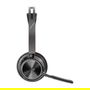 HP Voyager Focus 2 UC Auriculares Inalámbricos USB-C/A Certificados para Microsoft Teams, Oficina/Centro de Llamadas, Negro