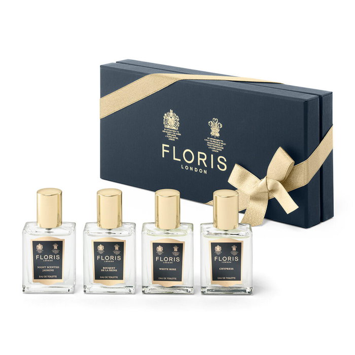 Set Floris Of London: Night Scented Jasmine, Eau De Toilette, For Women, 15 ml + Bouquet De La Reine, Eau De Toilette, For Women, 15 ml + White Rose, Eau De Toilette, For Women, 15 ml + Chypress, Eau De Toilette, Unisex, 15 ml Set Floris Of London: Night Scented Jasmine, Eau De Toilette, For Women, 15 ml + Bouquet De La Reine, Eau De Toilette, For Women, 15 ml + White Rose, Eau De Toilette, For Women, 15 ml + Chypress, Eau De Toilette, Unisex, 15 ml